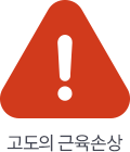 고도의 근육손상